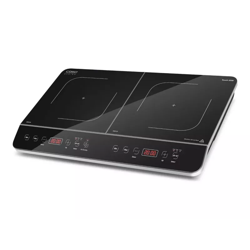 CASO Touch 3500 piano cottura a induzione 2 zone di cottura nero