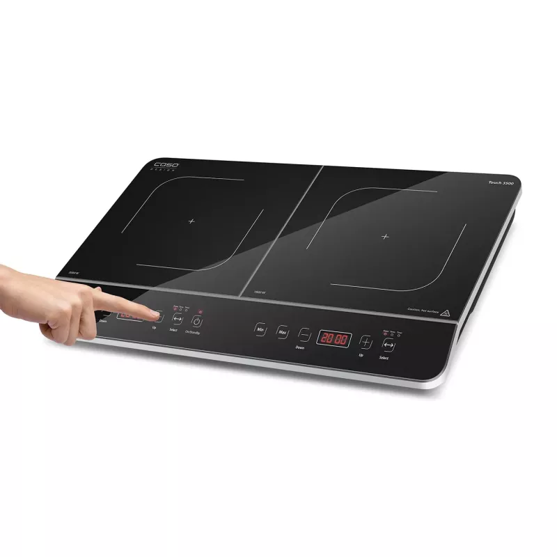 CASO Touch 3500 piano cottura a induzione 2 zone di cottura nero