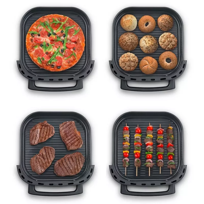 CASO AirFry & PizzaChef friggitrice ad aria 2850 W 6 L nero