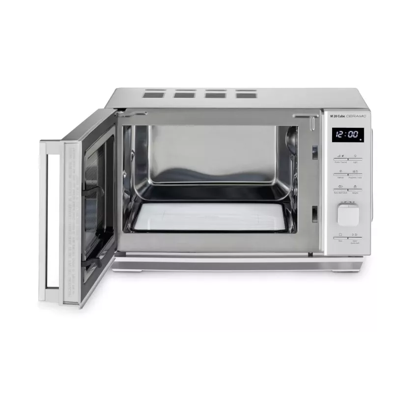 CASO M 20 Cube microonde 800 W argento autoportante