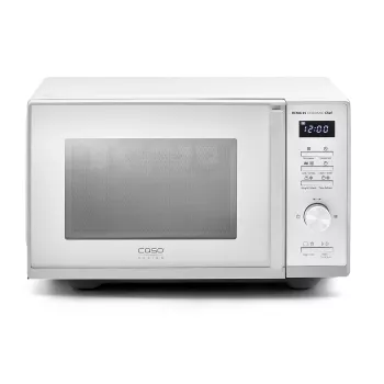 CASO Chef HCMG 25 microonde - 900W, aria calda e grill, 25L, acciaio inox