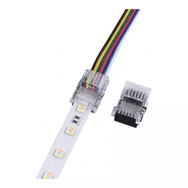 SYNERGY21 LED FLEX Strip Easy Connect connettore da strip a cavo 12mm RGB-CCT (RGB-WW)