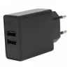 FLEPO NT-USB-103 caricabatterie USB 2 porte 100-240V AC a 5V DC 3A 15W bianco