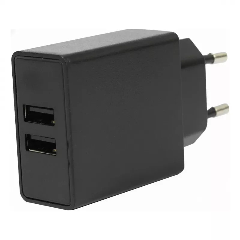 FLEPO NT-USB-103 caricabatterie USB 2 porte 100-240V AC a 5V DC 3A 15W bianco