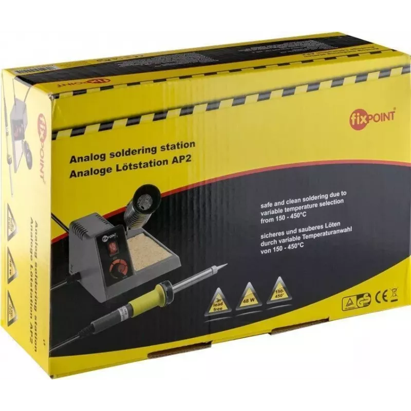 Goobay Stazione di saldatura analogica AP2, 48W, grigia