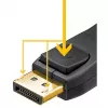 Goobay Cavo Essential DisplayPort 2.1 8K 144Hz 1 m