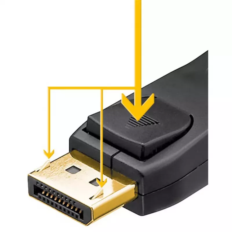 Goobay Cavo Essential DisplayPort 2.1 8K 144Hz 1 m