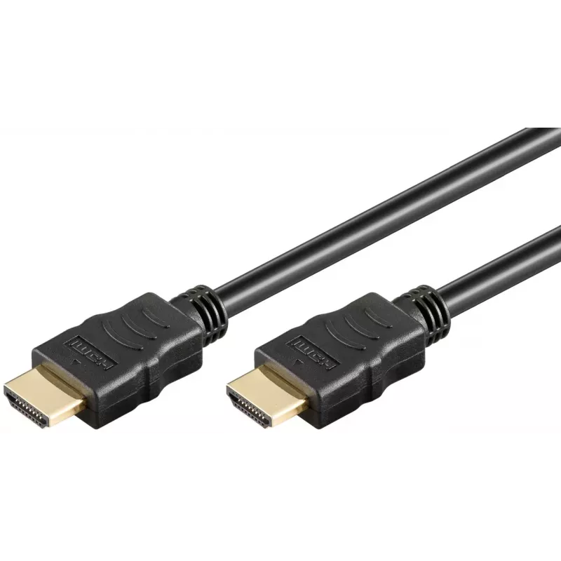 Goobay 80103 Cavo HDMI Soft High-Speed con Ethernet 2 m nero