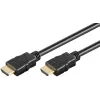 Goobay 80104 Cavo HDMI Soft High-Speed con Ethernet, 3 m, nero
