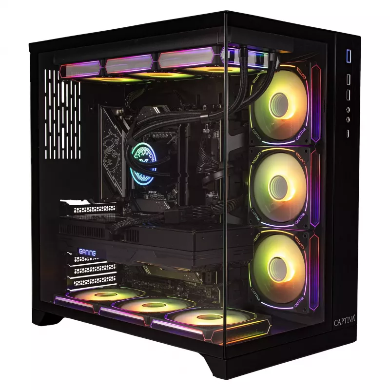 CAPTIVA R89-083 PC gaming high-end Ryzen 7 9800X3D 32GB DDR5 2TB SSD RTX 5080 Windows 11