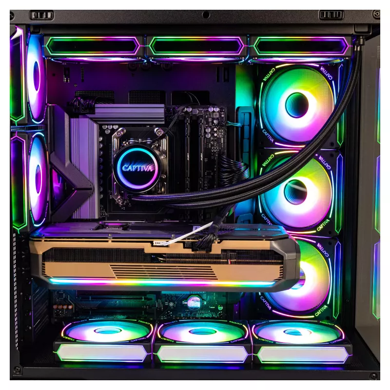 CAPTIVA R89-083 PC gaming high-end Ryzen 7 9800X3D 32GB DDR5 2TB SSD RTX 5080 Windows 11