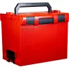 FISCHER L-BOXX FLB 374 cassetta portautensili vuota, rosso/nero
