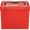 FISCHER L-BOXX FLB 374 cassetta portautensili vuota, rosso/nero
