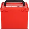 FISCHER L-BOXX FLB 374 cassetta portautensili vuota, rosso/nero