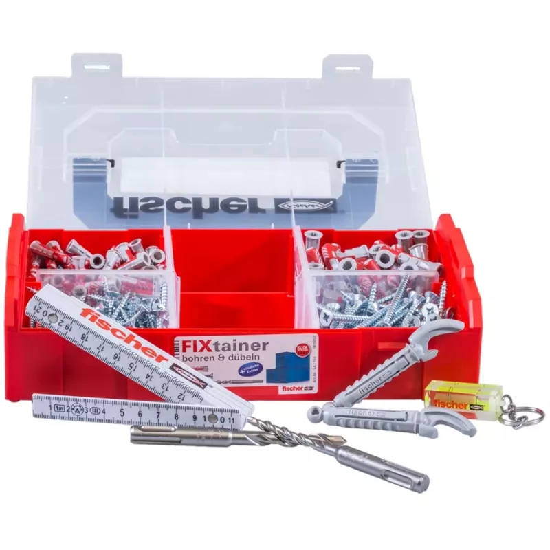 Fischer FIXtainer assortimento di punte e tasselli