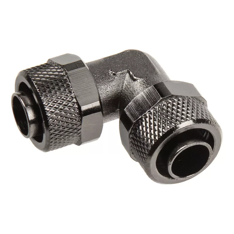 Adattatore 90° 13/10mm a 13/10mm - nichel nero