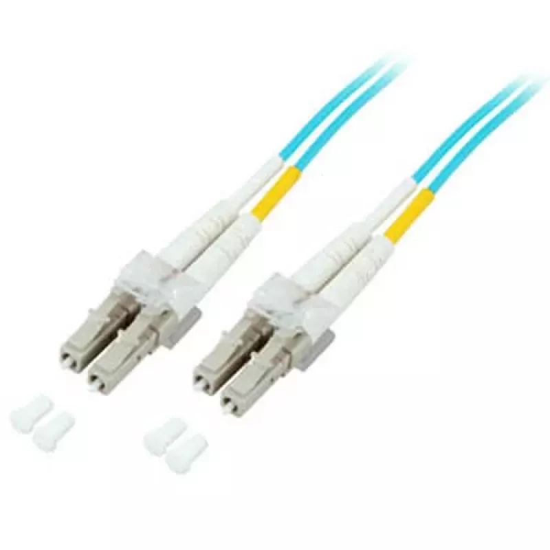 EFB-Elektronik ECOFIBER Jumper duplex LC-LC 50/125µm OM3 LSZH aqua 2,0mm 2m