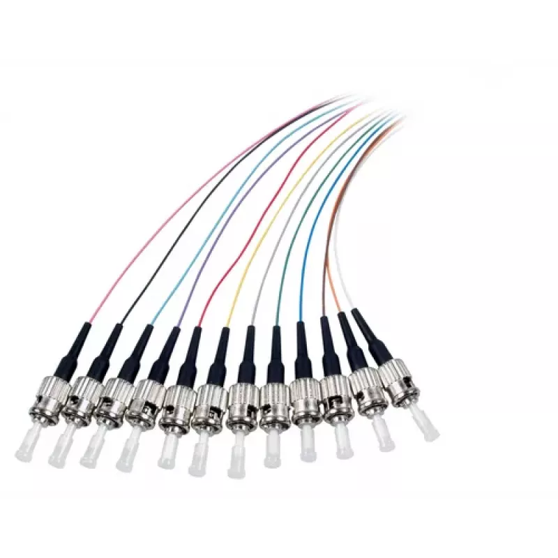 EFB Elektronik Pigtail in fibra ST-II 9/125 OS2 set 12 colori 2m