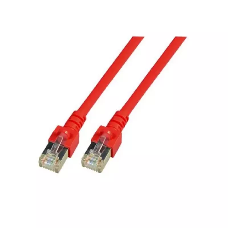 EFB Elektronik Cavo patch RJ45 Cat.5e SF/UTP PVC CCA rosso 15m