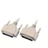 EFB-Elektronik cavo dati seriale 1:1, 2x D-Sub 25 maschio-maschio, 2,0m, beige