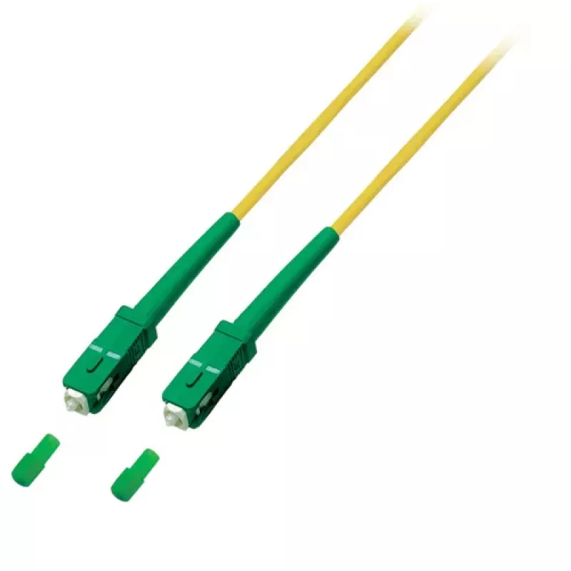 EFB Elektronik Cavo di rete SC/APC monomodale (M) 2m duplex OS2 LSZH giallo
