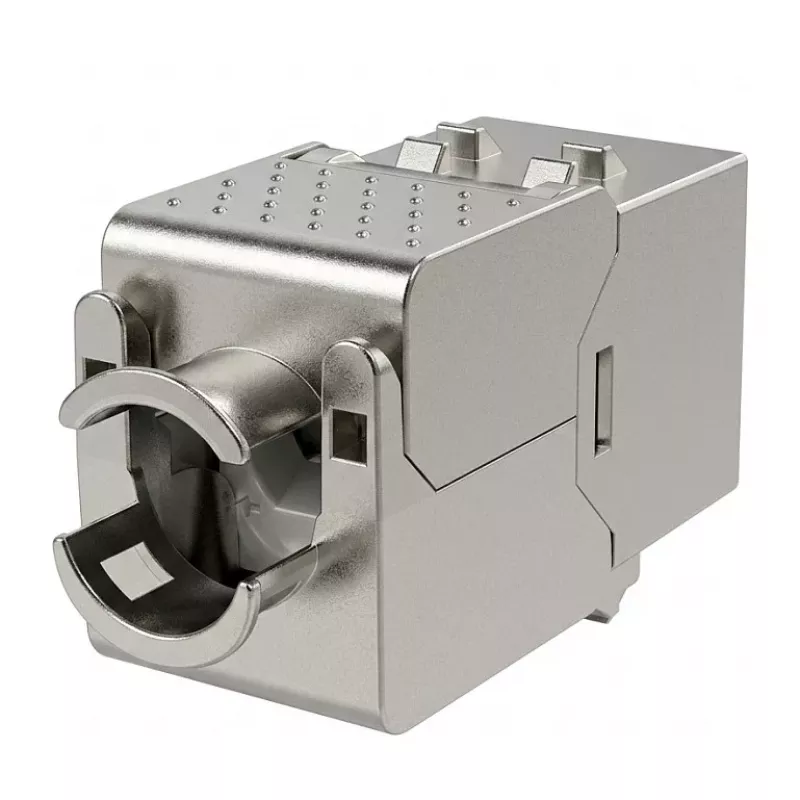EFB Keystone RJ45 Slimline Cat.6A schermato pressofuso in zinco 10GE