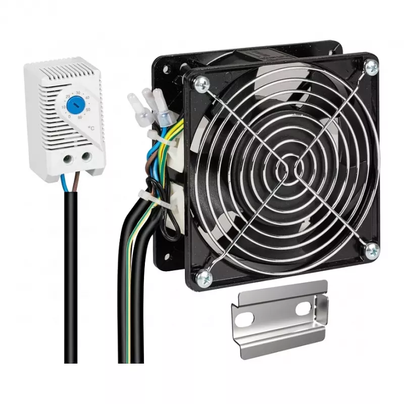 EFB set ventole per armadio a parete, completo, incl. termostato e cavo di collegamento