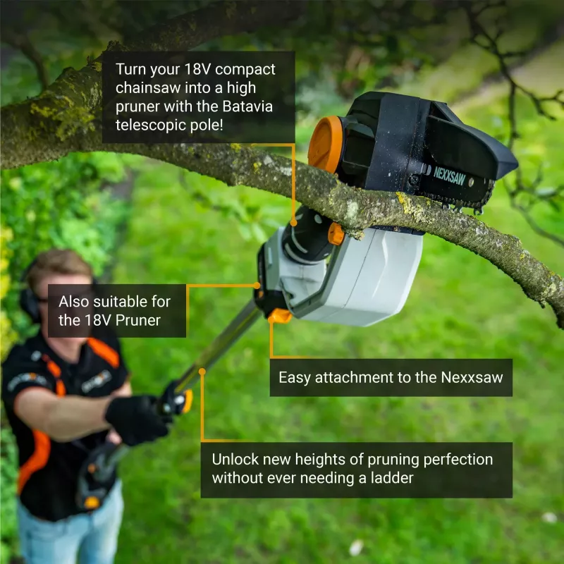 Batavia Asta telescopica 1,15 - 1,75 m per Nexxsaws e Nexxcuts