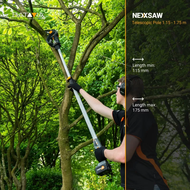 Batavia Asta telescopica 1,15 - 1,75 m per Nexxsaws e Nexxcuts