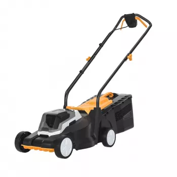 Batavia Rasaerba a batteria 18V 32 cm - utensile senza batteria e caricabatterie - superficie di taglio massima 200 m²