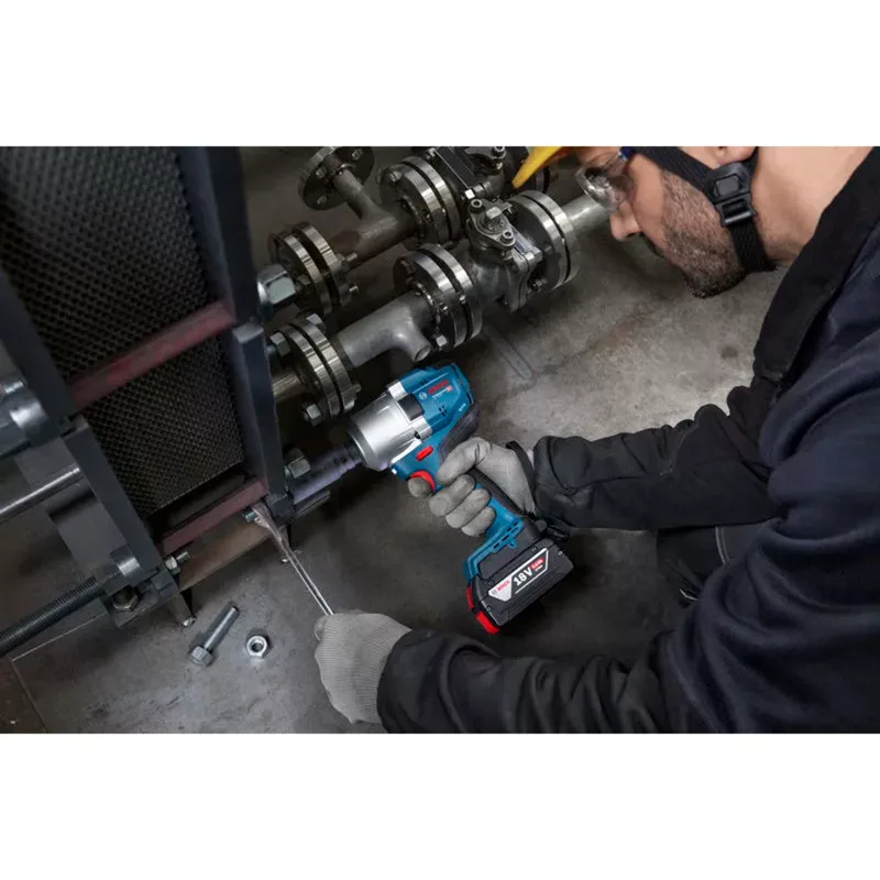 Bosch GDS 18V-780 Professional avvitatore a impulsi a batteria, blu, solo macchina (06019P4003)