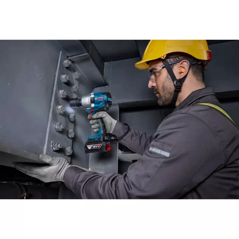 Bosch GDS 18V-780 Professional avvitatore a impulsi a batteria, blu, solo macchina (06019P4003)