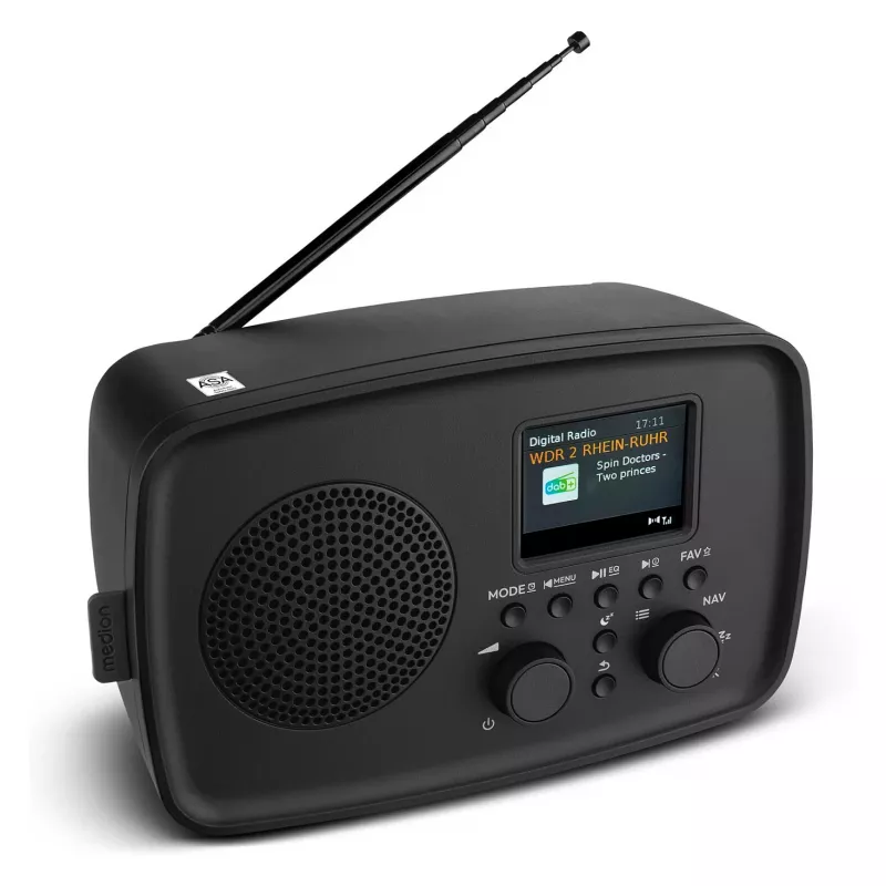 MEDION LIFE radio DAB+ DRE-1 nero