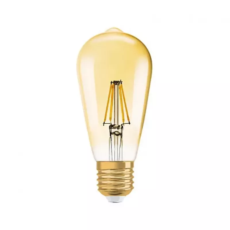 OSRAM lampada LED 6,5W 725lm 2400K E27 dimmerabile filamento oro