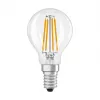OSRAM CLP40 DIM 3.4W 827 FIL CL E14 P lampadina LED a goccia dimmerabile trasparente 2700K