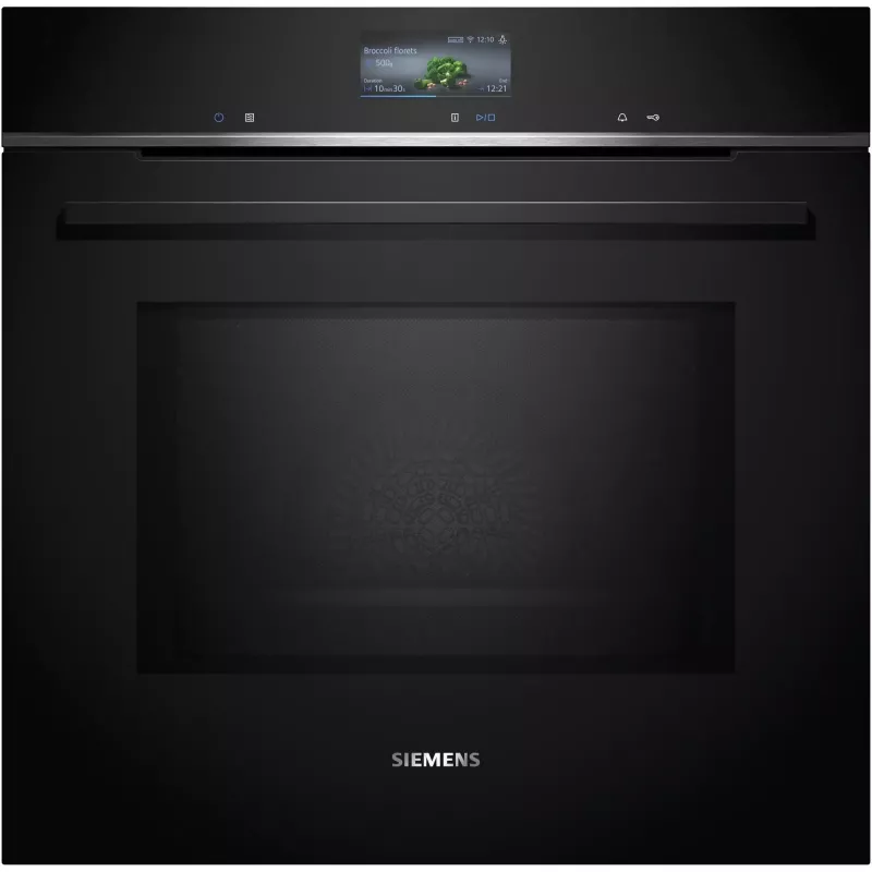 SIEMENS HM736GAB1 iQ700 forno da incasso con microonde, nero, 60 cm, Home Connect