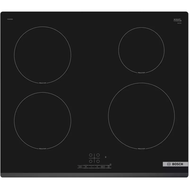 Bosch PUE63RBB5E piano cottura a induzione 4 zone TouchSelect nero