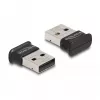 KeySonic Super-Mini-TAS tastiera con touchpad e retroilluminazione blu, layout UK, nero (KSK-3210ELU)