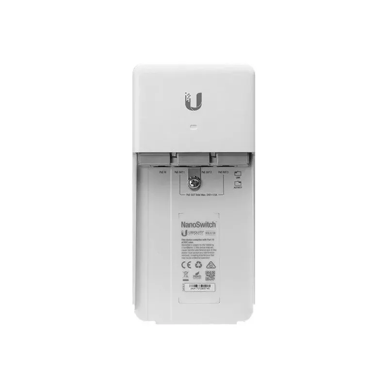 Ubiquiti NanoSwitch N-SW - switch Gigabit PoE outdoor non gestito - 4 porte