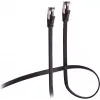 Flexline cavo patch CAT 8.1 U/FTP PIMF, piatto altamente flessibile nero 1,5m