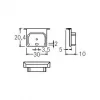 Brumberg 53066070 set terminali QUALITYFLEX bianco