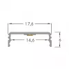 Brumberg 53380261 profilo AB QUALITYFLEX profilo LED in alluminio 2000mm