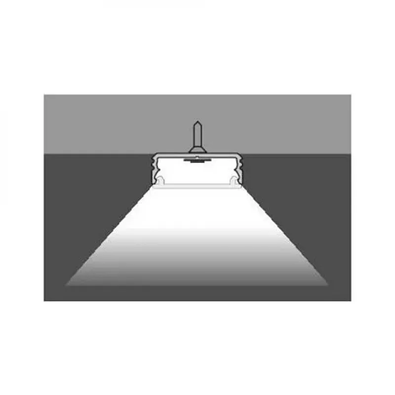 Brumberg 53380261 profilo AB QUALITYFLEX profilo LED in alluminio 2000mm