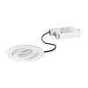 Brumberg 39378173 set faretto LED BB34 rotondo bianco 830 Phase 7W 230V orientabile