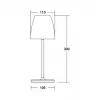 BRUMBERG Cameron lampada da tavolo solare 2,2W IP54 nero