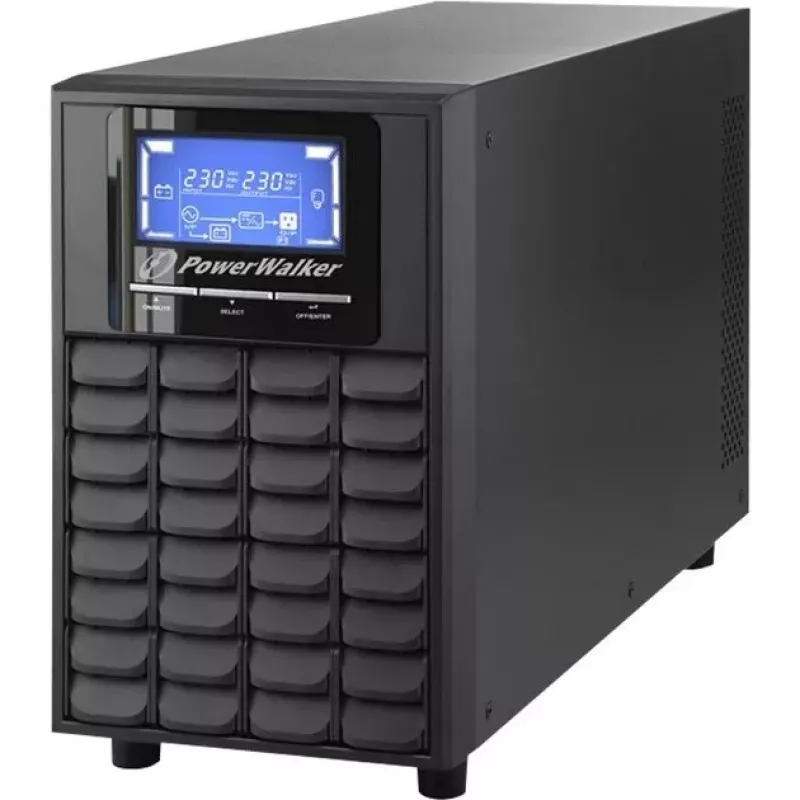 Bluewalker PowerWalker VFI 2000C LCD UPS - 1600W / 2000VA - Online Double Conversion - 4x IEC C13 - USB e RS-232 - Tower