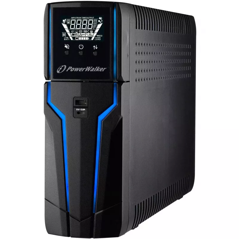 BLUEWALKER PowerWalker VI 1000 GXB FR UPS, 1000VA/600W, Line-Interactive, 4x presa francese, USB, AVR
