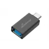 MEDIARANGE MRCS216 adattatore USB-A a USB-C, nero, 5 Gbit/s