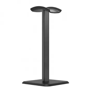 GEQUDIO GH-40 supporto universale per cuffie - fissaggio a morsa sotto scrivania, rotazione 360°, nero
