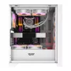 Darkflash DRX70 MESH Case per computer Mid-Tower bianco con 4 ventole RGB